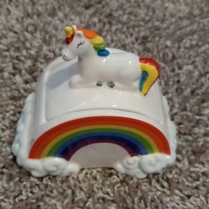 Adorable kids unicorn trinket box